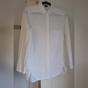 Theory White Dress Shirt, Size Small.